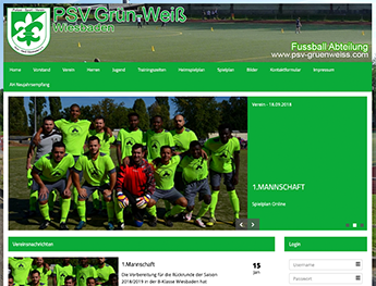 Homepage PSV GW Wiesbaden