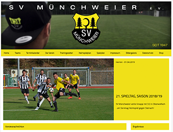 Homepage SV Münchweier