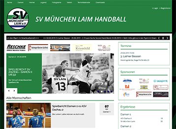 Homepage SV Laim
